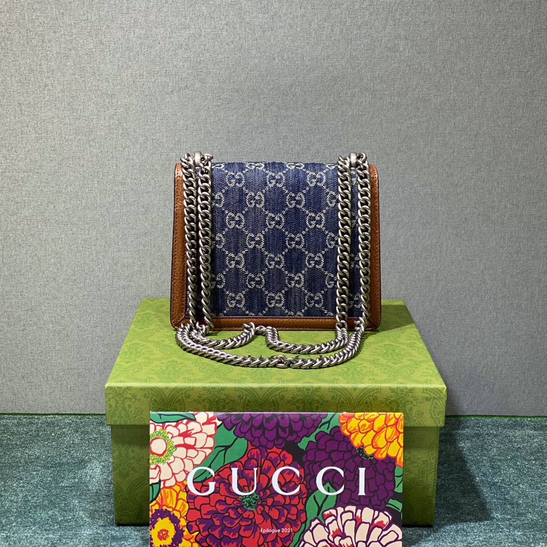 구찌 디오니서스 GG 수프림 캔버스 미니 숄더백 421970